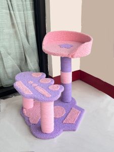 Cakaran Kucing Cat Scratcher Mainan Garukan Kucing Cat Tree Condo Kekinian