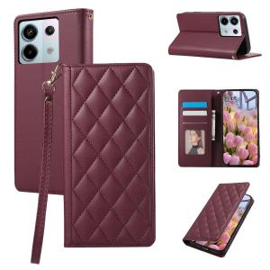 Magnetic Cards Solt Wallet Leather Flip Case for Xiaomi Redmi Note 14 Pro Plus 13 POCO X7 X6 5G 14T 13C Bag Stand Diamond Cover