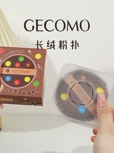 GECOMO Span Solekan Beruang 🧸 Velvet Bear Makeup Puff Soft Air Cushion Sponge Smooth Finish Beauty Tool