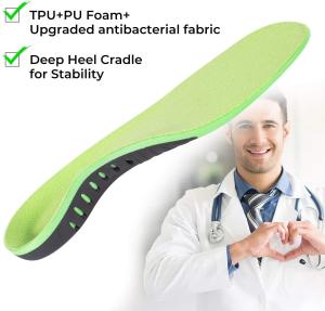 I know Arch Support Orthotic Insoles Plantar Fasciitis Arch Pain Flat Feet High Arch Orthotic Insoles for Men & Women & Kids (1 Pair)