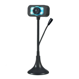 360 Degree Rotating Webcam with Noise Reduction Microphone Desktop Computer Webcam for Professional Visual Support