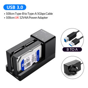 ORICO 2/5 Trạm Sạc HDD bay với ẩn bản sao Sata để USB 3.0 ổ cứng DOCKING STATION cho 2.5/3.5 inch SSD/HDD(Y20 SSD)