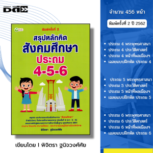 หนังสือ สรุปหลักคิด สังคมศึกษา ประถม 4-5-6 พิมพ์ครั้งที่ 2 I เขียนโดย พิจิตรา ฐนิจวงศ์ศัย