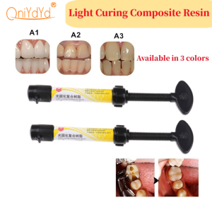 A1 A2 A3 Universal Dental Light Curing Composite Resin for Tooth Restoration Dental Materials Available In 3 Colors