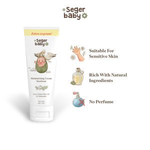 Seger Baby Moisturizing Cream Newborn 60gr Extra Virgin Olive Oil | Krim Bayi Newborn Melembabkan dan Mengurangi Kemerahan Kulit Bayi dan Anak Halal BPOM