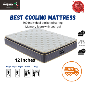 [Same day delivery]Sleep Lab Mattress/spring mattress/memory foam/cool gel/single/super single/queen/king/ same day delivery