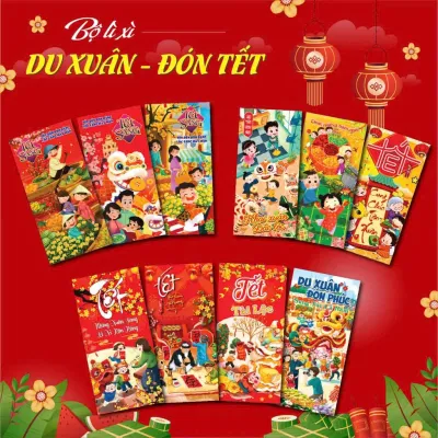 Xấp 10 Bao Lì Xì Chủ Đề Tết 2026 Nhiều Chủ Đề Dịp Tết Bính Ngọ