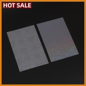 🔥🔥🔥dingdaocunz 100pcs Lot Heart-shaped Foil Laser Top Loading TCG Card Sleeves YGO Board Game Photo Protector Trading Cards Shield Cover