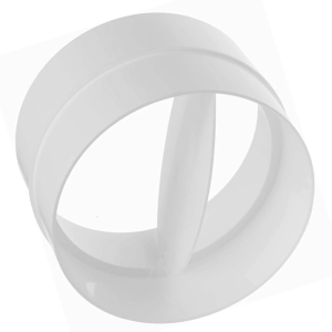 วาล์วตรวจสอบท่ออากาศ4นิ้วพีวีซีข้อต่อท่อตัวบล็อกร่างสำหรับพัดลมห้องน้ำ