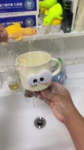Big Eyes Funny Mouthwash Cup Cartoon Wash Cup Shatterproof Cup Cute Couple Girl Children Toothbrush Cup Tooth Cylinder [ Free Shipping ]