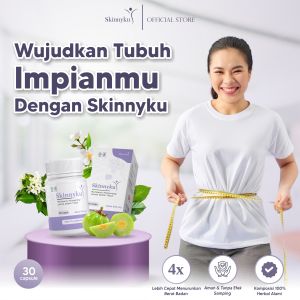 SKINNYKU - Obat Diet / Kapsul Pelangsing / Penurun Berat Badan / Slimming Capsule Herbal Ampuh