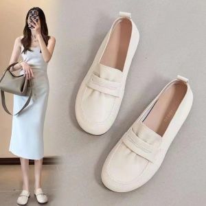 Free Shipping Wear-Resistant Loafers With Soft Soles Slip-On Flats New Fashionable And Versatile WomenS Shoes Stylish WomenS Shoes