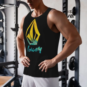 [Local Stock] VCC Fashion Diamond fitness vest Mens Tank Top Gym T-shirt Hawaiian Beach Surf Sleeveless Shirts Summer Casual Run Fitness Man Vest