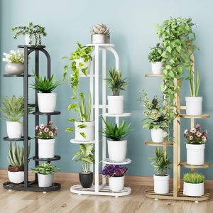 Flower Stand Metal Rack (8 pots) 131cm. Tall Aacc166