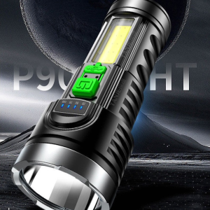 ความสว่างสูง สวิตช์ถอดออกได้ ไฟฉายแสงแรง กันน้ำและกันกระแทก ระยะการฉายรังสีไกล แสงสว่าง ความจุขนาดใหญ่