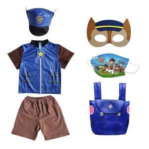 Bộ Quần Áo Đuổi Bắt Zuma Bằng Gạch Vụn Cho Trẻ Em Paw Patrol Trang Phục Cosplay Bộ Quần Áo Đuổi Bắt Cho Bé Trai Bé Gái Dụng Cụ Tiệc Bộ Váy Quà Sinh Nhật Cho Trẻ Em