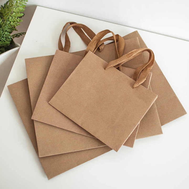 pcs Thick Kraft Brown Paper bag Horizontal