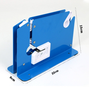 K8 Polybag Sealer Machine Shop Supermarket 12mm Metal Tape Dispenser Trimmer Cutter For Packaging