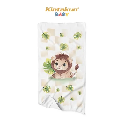[PRODUK BARU] CUIT X KINTAKUN BABY New Cotton Baby Towel Handuk Mandi Bayi Anak Katun Jungle Adventure 50 x 100 cm
