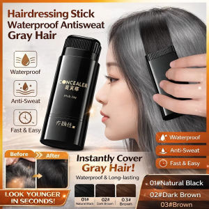 ✨Waterproof & Sweat-Resistant✨Gray Hair-covering - Hair-dyeing Comb/Waterproof Hair Dye Tool/Conceal Gray Hair/Quick Touch-Up/Salon Effect Home Use遮白发染发梳