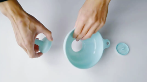 Miệng rộng Phễu dùng cho phòng bếp với vòi có thể tháo rời và Bộ lọc nhựa nấu ăn đóng hộp Phễu để làm đầy chai nhỏ