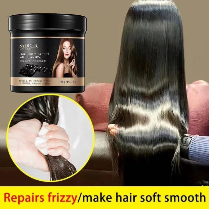 Hair Treatment Mask Repairs Frizzy Make Hair Soft Smooth Deep Repair  Keratin Hair Treatment for Hair Care 500g