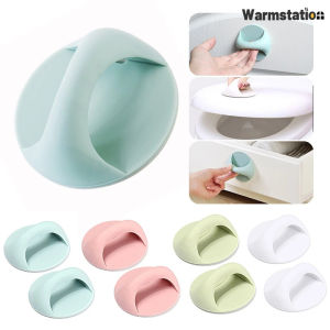 4pcs Non-Marking Drawer Door Handle Home Wardrobe Self-adhesive for Glass Tile & Wood Panel