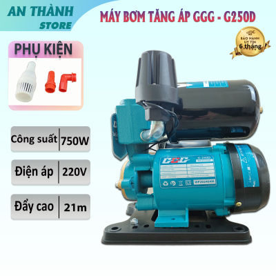Máy bơm tăng áp tự động G-250D công suất 750W, có tự ngắt,  bảo hành 6 tháng