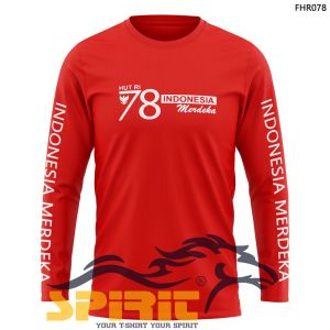 COD kaos 17 agustus 2023 kaos hut ri ke 78 indonesia merdeka katun premium lengan panjang big size jumbo