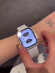 Thích Hợp Cho Apple apple watch45678910 Khóa gập biển iwatch11 Silicon hút từ tính S12 Dây Đồng Hồ