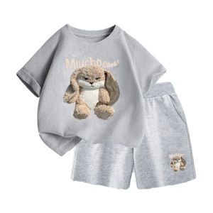 Set Bộ Quần Áo Trẻ Em - Thời Trang Mùa Hè Hình Thỏ Bông Miuchoemb Đáng Yêu Hot Trend Dành Cho Bé Iu