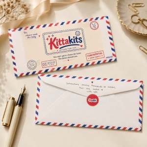 Kittakits A Letter For You Random Mystery Letter | Wholesome Gift | Airmail Envelope Gift for Friend