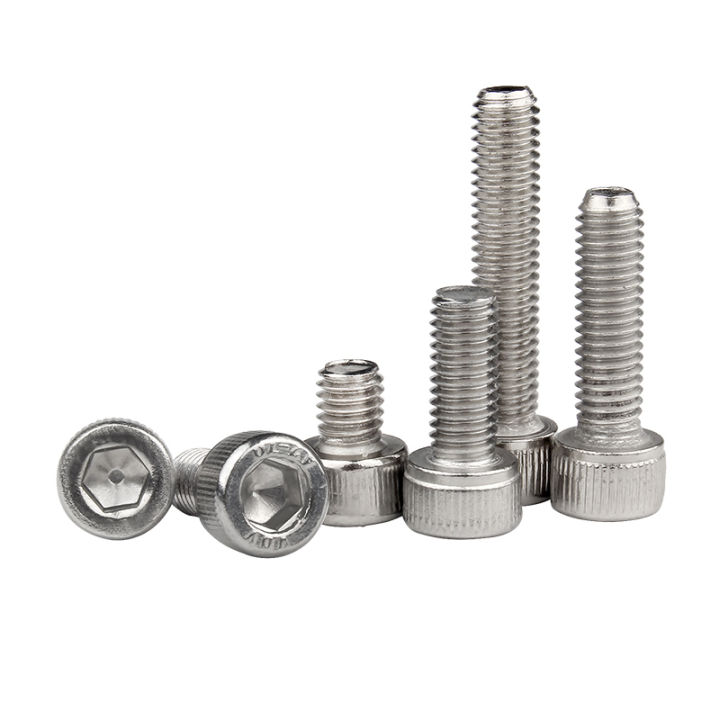 M2.5 Hex Socket Head Cap Screws 490 Pcs Kit | 304 Stainless Steel Machine Screws, Nuts, Washers & Wrench