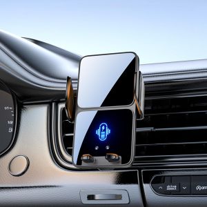 Wireless Car Charger15W Fast Charging Auto-Clamping Car Charger Phone Mount Air Vent Cell Phone HolderFit for iPhone Android and All Smartphones