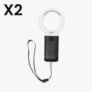 💕30x handheld portable magnifying glass💕Handheld High Power Portable HD Antique Ticket Collectors Magnifier Portable Electronic Lens Optical Lens