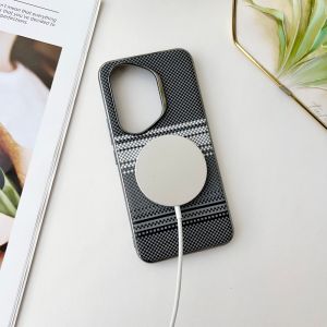 For Huawei Honor 400 Pro Case Hard Carbon fiber wireless charging Protective Back Cover For Honor 400 400Pro Shell