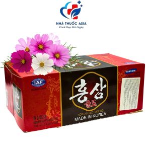 Korean Red Ginseng Made in Korea hộp 10 chai Nước hồng sâm  bổ sung dưỡng chất nâng sức khỏe người cao tuổi.