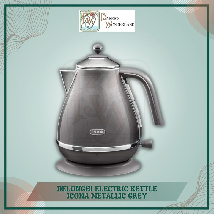 Delonghi grey kettle best sale