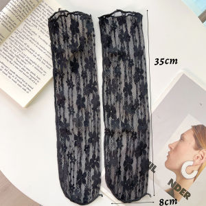 【♡Lovely girls house♡】ถุงเท้าดอกไม้โลลิต้าน่ารักสำหรับผู้หญิงถุงเท้าสีขาวผ้าฝ้ายบางถุงน่อง JK