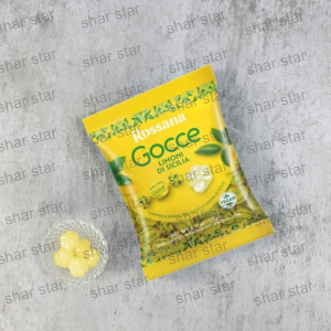 Rossana Sicilian Lemon Vegan Candy – Premium Italian Hard Candy for Nausea & Morning Sickness Comfort Individually Wrapped Citrus Lozenges 175g Bag (Ships from Korea)