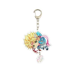 DUOJI Cartoon Jewelry Anime Jewelry Accessories for Bag Backpack Acrylic Key Ring Fans Collection Props Anime Collection Bag Accessories Bag Pendants Cartoon Figures Keychains JoJo Bizarre Adventure Keychain