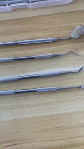 2025 EKC Dearbeauty 4PCS Dental Hygiene Tool Kit Instruments Dentist Tartar Scraper Scaler Calculus Plaque Remover Teeth Cleaning Oral Care Tool