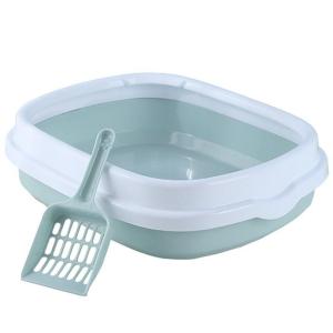 Cat Litter Box With Scoop Kitten Litter Box Cat Toilet Deodorization leakage prevention Litter Box