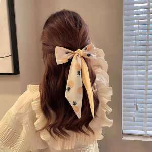 Ribbon Hair Tie & Elegant Bow Scrunchies: Fabric Hair Accessories