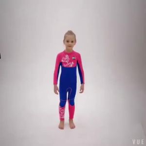 [Toronto2] 3MM Scuba Keep Warm Neoprene Wetsuit Swimwear For Girls Kids Full Body Snorkeling Diving Suit Surfing Jellyfish Bathing SwimSuit
