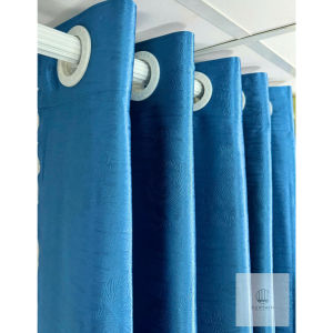 Rèm đục lỗ ore vải gấm dày chống nắng cản sáng 95% sang trọng (5 màu)