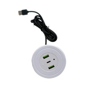 Nhúng Máy tính để bàn Dây USB nối dài di động bảng sofa giấu cáp sạc nhanh ổ cắm kết nối