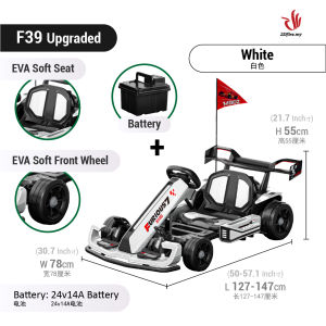 Kid Children Ride On 24V Electric Adjustable Drift Go Kart Vehicle Kenderaan Go Kart Drift 漂移卡丁车 F39