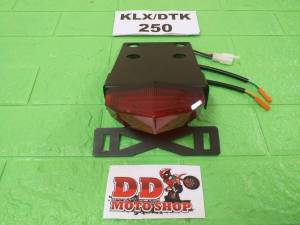 ท้ายสั้น KLX250 DTK250 DTRACKER250 #แบบมีไฟเลี้ยวในตัว #โครงเหล็กหนา 1.2 mm. ไฟท้าย KLX250 DTK250 D-TRACKER250