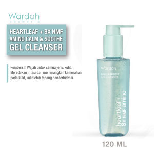 Wardah Heartleaf + 8X NMF Amino Calm & Soothe Gel Cleanser 120ml Pembersih Wajah